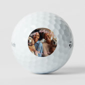 Eerste Moederdag Dog Granny | Aangepaste golfballe Golfballen (Voorkant)