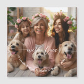 Eerste Moederdag Dog Grootmoeder | Aangepaste foto (Voorkant)