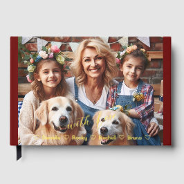 Eerste Moederdag Dog Grootmoeder | Aangepaste foto Gastenboek