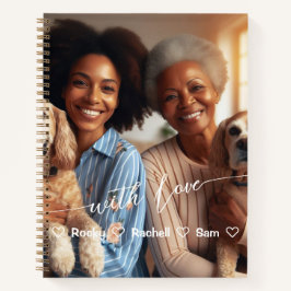 Eerste Moederdag Dog Grootmoeder | Aangepaste foto Notitieboek