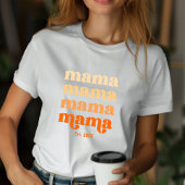 Eerste Moederdag Elegant Modern Mama T-shirt