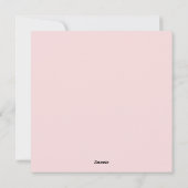 Eerste Moederdag Foto Hart Frame Rood Roze Strik Feestdagenkaart (Achterkant)