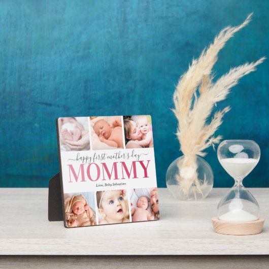 Eerste Moederdag fotocollage Fotoplaat (Insitu)