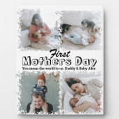 Eerste moederdag fotocollage fotoplaat (Voorkant)