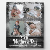 Eerste Moederdag Fotocollage Fotoplaat (Voorkant)