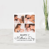 eerste Moederdag fotocollage Kaart (Voorkant)
