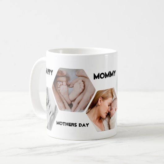 Eerste moederdag Fotocollage Mok (Voorkant links)