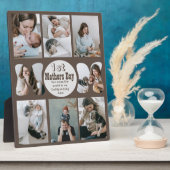 Eerste moederdag fotocollage plaque fotoplaat (Zijkant)