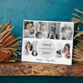 Eerste moederdag fotocollage plaque fotoplaat (Zijkant)