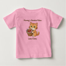 Eerste Moederdag Gember Kat: Baby Bodypakje