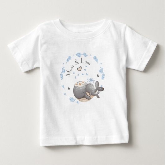 Eerste Moederdag Gepersonaliseerde Naam Jongen (Voorkant)