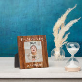 Eerste Moederdag Grandma Custom Photo Fotoplaat (Insitu)