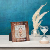 Eerste Moederdag Grandma Custom Photo Fotoplaat (Insitu)