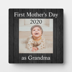 Eerste Moederdag Grandma Custom Photo Fotoplaat