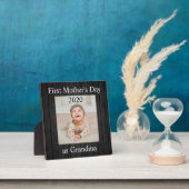 Eerste Moederdag Grandma Custom Photo Fotoplaat (Insitu)
