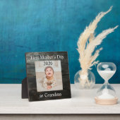 Eerste Moederdag Grandma Custom Photo Fotoplaat (Insitu)