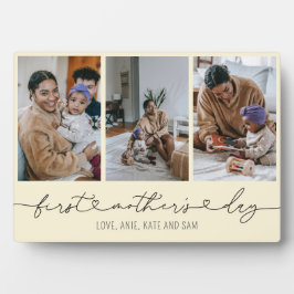 Eerste Moederdag-hartscript 3 Fotocadeau Fotoplaat