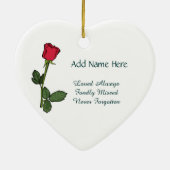 Eerste Moederdag in Heaven Ceramic Ornament (Achterkant)