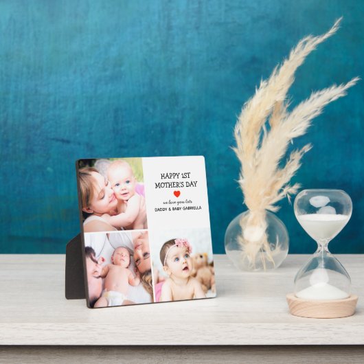 Eerste Moederdag | Kute fotocollage Fotoplaat (Insitu)