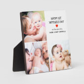 Eerste Moederdag | Kute fotocollage Fotoplaat (Voorkant)
