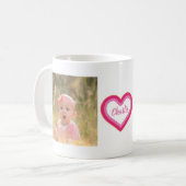 Eerste Moederdag Mama Je bent de beste foto Koffiemok (Voorkant links)