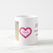 Eerste Moederdag Mama Je bent de beste foto Koffiemok (Center)