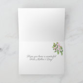 Eerste Moederdag met  Apple Blossom Card Feestdagen Kaart (Binnen)