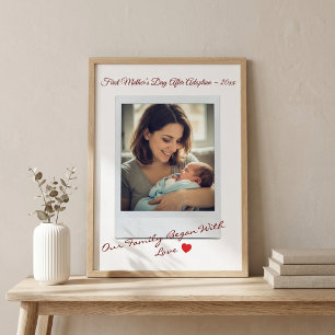 Eerste Moederdag na adoptie foto Poster