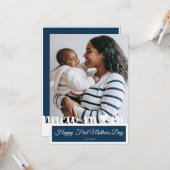 Eerste Moederdag nieuw Afbeelding mama Kaart (Voorkant / Achterkant in situ)