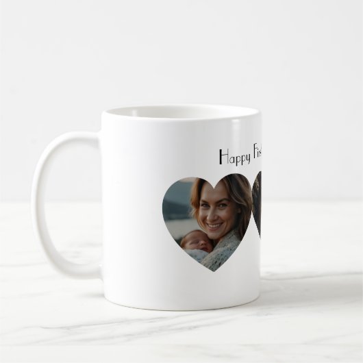 Eerste moederdag nieuwe moeder koffiemok (Links)