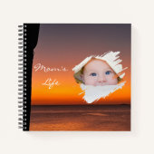 Eerste Moederdag Notitieboek – Sunset Design (Voorkant)