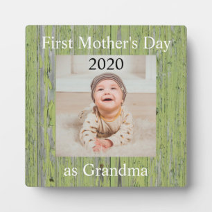Eerste Moederdag Oma Aangepaste Foto Fotoplaat