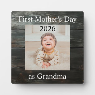 Eerste Moederdag Oma Aangepaste Foto Fotoplaat