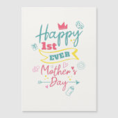 Eerste Moederdag ooit Schattigee nieuwe moeder (Voorkant)