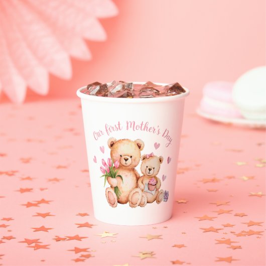 Eerste Moederdag Papieren Bekers (Insitu)