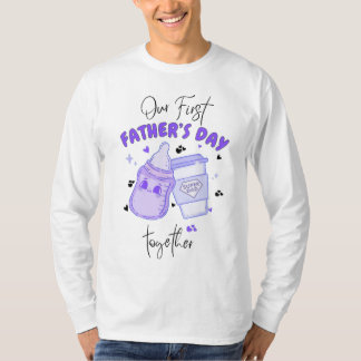 Eerste Moederdag Samen/ Mauve bijpassende outfit T-shirt