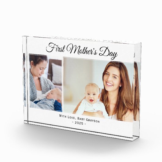 Eerste Moederdag twee fotoblok (Rechts)