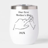 Eerste Moeders Bump Happy Moederdag (Voorkant)