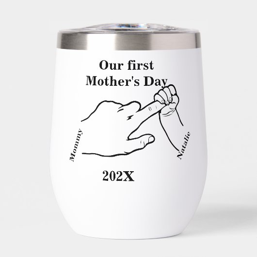 Eerste Moeders Bump Happy Moederdag (Voorkant)