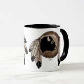 Eerste Mok Koffie Wildlife Art Stein Mok (Voorkant rechts)