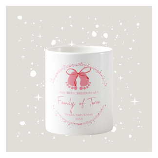 Eerste Mok van de Kerstfamilie - Roze