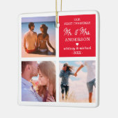 Eerste Mr. en Mrs. Keramisch Ornament (Links)