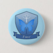 Eerste - Mt. Caliwas School Pin Ronde Button 5,7 Cm (Voorkant)