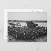 Eerste naar de gevechten - Amerikaanse mariniers - Briefkaart (Voorkant / Achterkant)