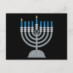 Eerste nacht van het Briefkaart van de Hanukkah Gl<br><div class="desc">Hanukkah 2022 begint in de avond van zondag 18 december en eindigt in de avond van maandag 26 december</div>