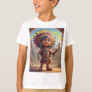Eerste natie kleding kinderen indiaan t-shirt