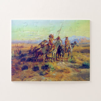 Eerste Naties Inheemse Braves The Scouts CM Russel Legpuzzel