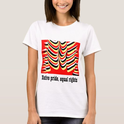 eerste naties t-shirts - inheemse trots (Voorkant)