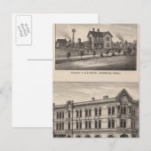 Eerste Nationale Bank, Kansas Briefkaart (Voorkant / Achterkant)