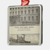 Eerste Nationale Bank Metalen Ornament (Links)